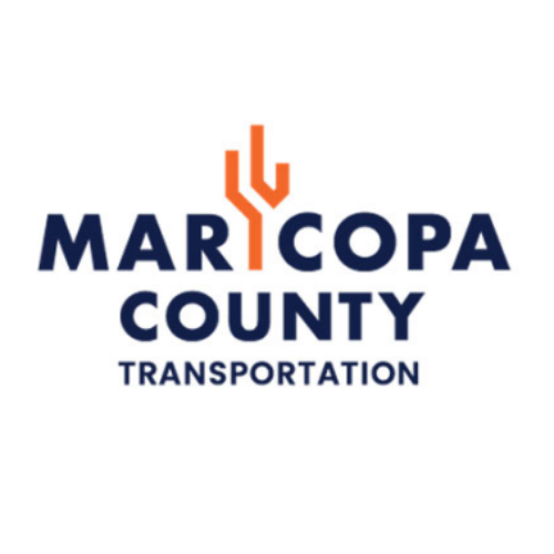 logo for the maricopa county department of transportation