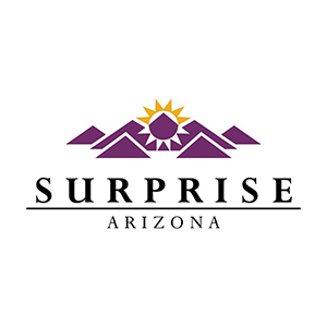 logo for the city of surprise arizona
